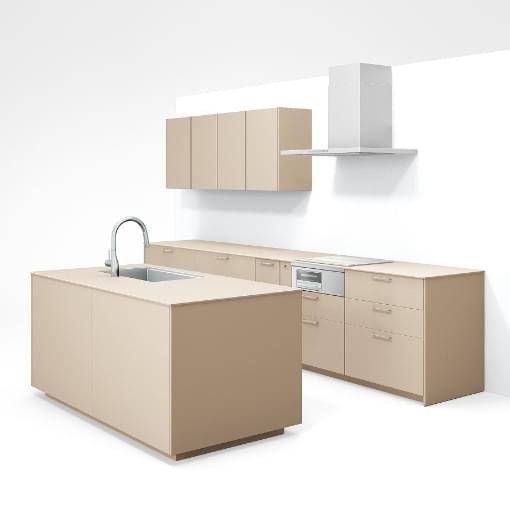 GRAFTEKTのキッチンレイアウト　デュエ アイランド