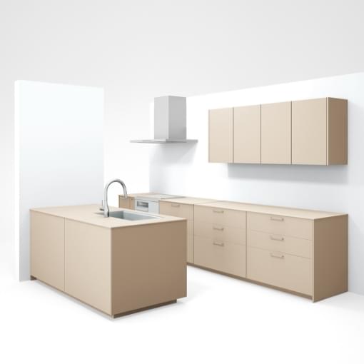 GRAFTEKTのキッチンレイアウト　デュエ