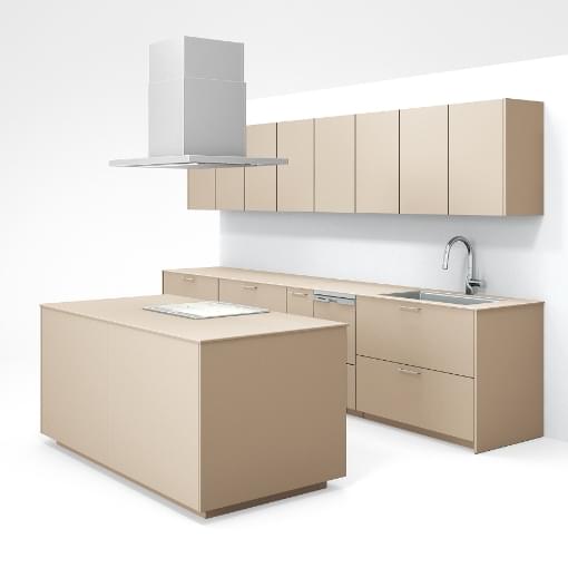 GRAFTEKTのキッチンレイアウト　ウェスタ アイランド