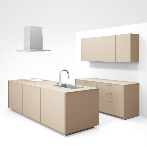 GRAFTEKTのキッチンレイアウト　ポポラート アイランド