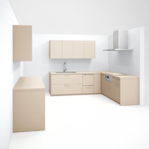 GRAFTEKTのキッチンレイアウト　L型