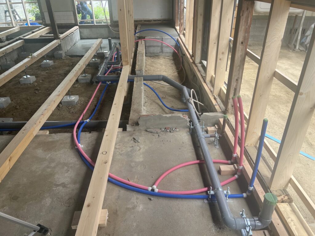 大工工事　床組