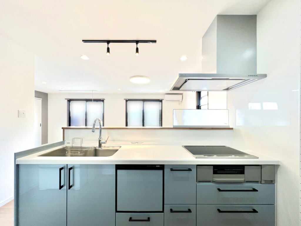 施工後のキッチン
